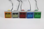 NIN big digital tube indicator thermometer temperature industrial measurement for equipment high performance with signal light