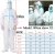 Import Non Woven Personal Coverall CE Isolation Safety Anti Dust Chemical Disposable Protective Clothing from China