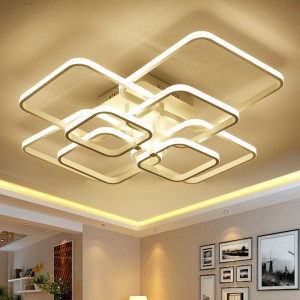 Nordic Modern Decorative Aluminum Led Flush Mount Ceiling Lamp Light for Living Room Bedroom