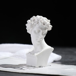 Nordic Style Drawing Practice Crafts Famous Sculpture Plaster Bust Statue Greek Mythology Figurine Gypsum Portraits