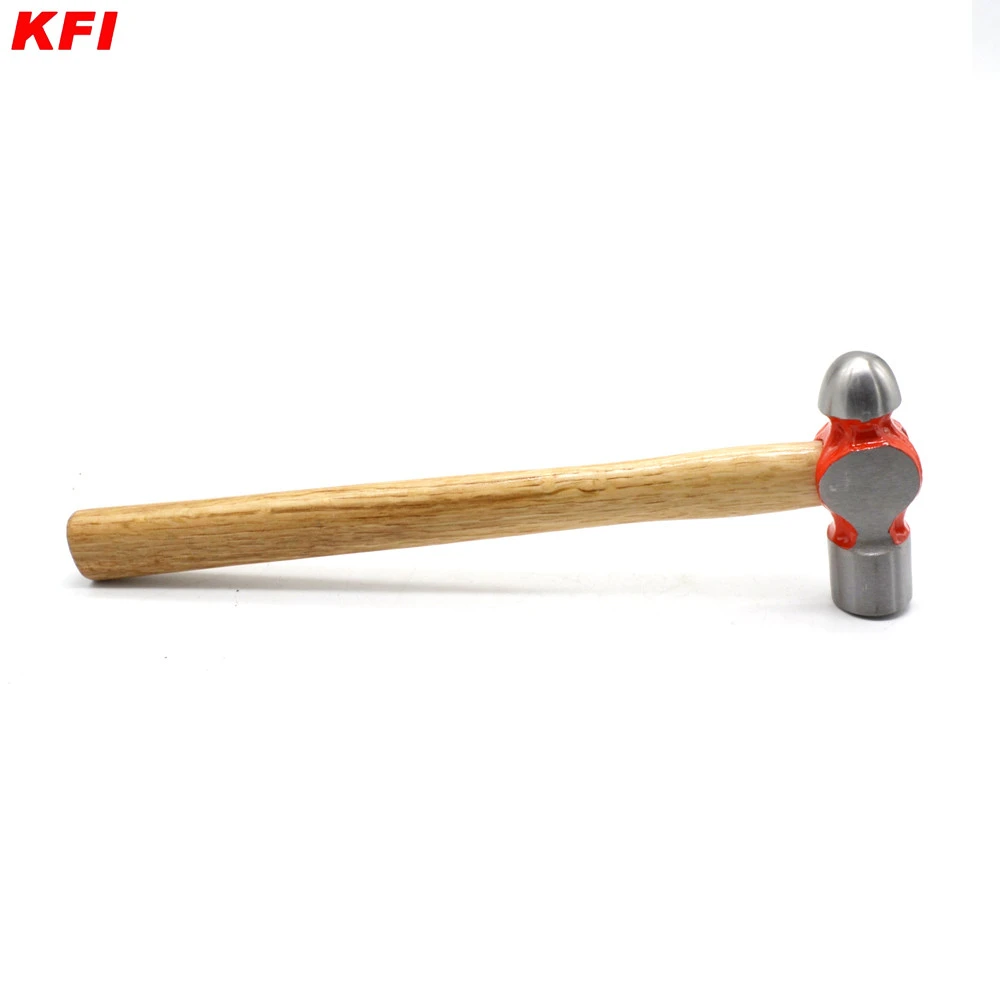 North American type wooden handle carbon steel ball pein hammer
