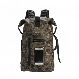 Nylon Waterproof Camo Duffel Backpack Travel Bag For Men