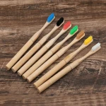 Oem Adult Toothbrushe Removable Head Bamboo Toothbrush