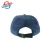 Import OEM custom blue unisex  5 panel 100% nylon hat unstructured snapback cap with flat brim blii dad hat from China