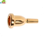 OEM design high quality Brass custom tone large shank trombone mouthpiece