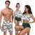 Import OEM Family Bathing Suit Printed  Bikini Swimwear Set from China