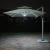 Import OEM new design aluminium solar lighting umbrella with LED lights from China