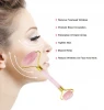 OEM / ODM High Quality Nephrite Anti Aging Therapy Jade Stone Facial Natural Pink Rose Quartz Jade Roller