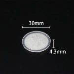 OEM Storage Packaging PS Material Plastic DVD  CD HUB Clear CD Spider