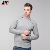OEM Ugly Wholesale Custom Light Weight Cable Knitted Cotton Mens Sweater with zipper on sleeve
