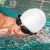 OKSILICONE High Quality Silicone Swim Cap for Women and Men Customized Prints Solids Elastic Swimming Hat Pool Swim Cap