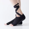 Open Toe Yoga Socks Womens Ballets Pilates Toeless Socks