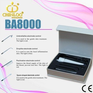original handheld high frequency glass electrode device for spot removal BA8000