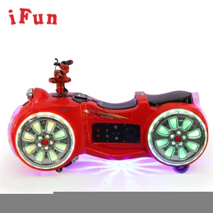 Outdoor Coin Operated Child Amusement Electric Scooters  Kiddie Rides Arcade  Games Machine