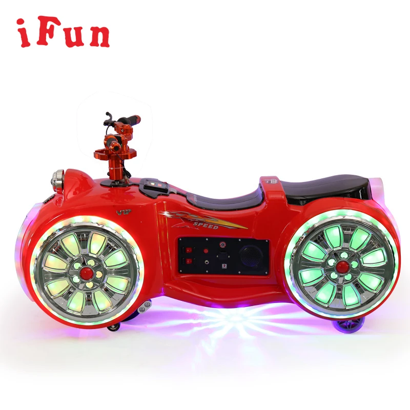 Outdoor Coin Operated Child Amusement Electric Scooters  Kiddie Rides Arcade  Games Machine