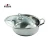 Import Outdoor Cooking Stainless Steel 304 Hot Pot Set 30cm Stainless Steel 304 Soup Pot with Stainless Steel Handle&Glass Cover from China