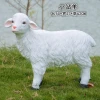 Outdoor decoration resin animal sculpture life size emulation cheap fiberglass sheep statue outdoor
