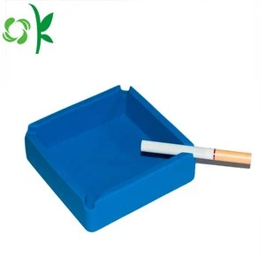 Outdoor Design Safety Silicone Personalized Tabletop Ashtray Unbreakable