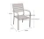 Import Outdoor  Furniture  Garden Dining Table and Chair Set Patio Terrace Aluminium Matel Table Chairs from China