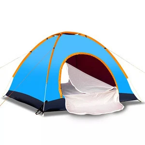 Outdoor Single Layer 3-4 Person Camping Tent