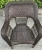 Import Outdoor terrace furniture wholesale garden chair dining tool armrest PE rattan woven rattan chair from China