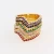 Import pave cubic zirconia rainbow rings jewelry women from China