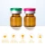Import Penicillin Powder Bottles Glass Essence Reagent Ampoule Bottle with Easy to Pull Childproof Cap New Style 3ml 5ml 10ml Round Cap from China