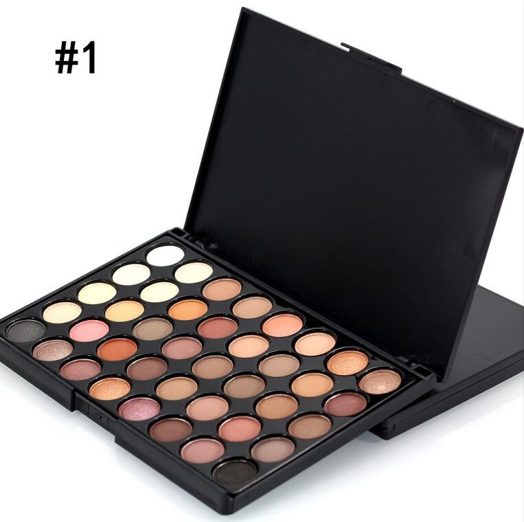 Permanent makeup eyeshadow palette private label  40 colors bright eyeshadow