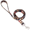 Pet dogs accessories harness collar dogs Bohemian pattern string  retractable dog leash outdoor