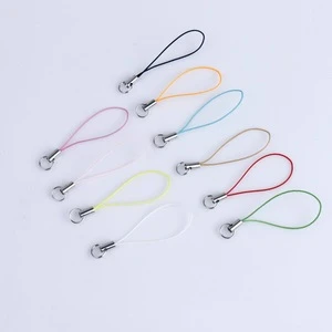 Phone strap with ring/cell phone strap with metal clips/mobile phone strap with ring