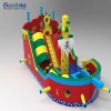 Pirate ship castle bouncy slide inflatable slides for sale