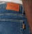 Import Plain blue custom logo straight high-waisted denim skinny jeans men from China