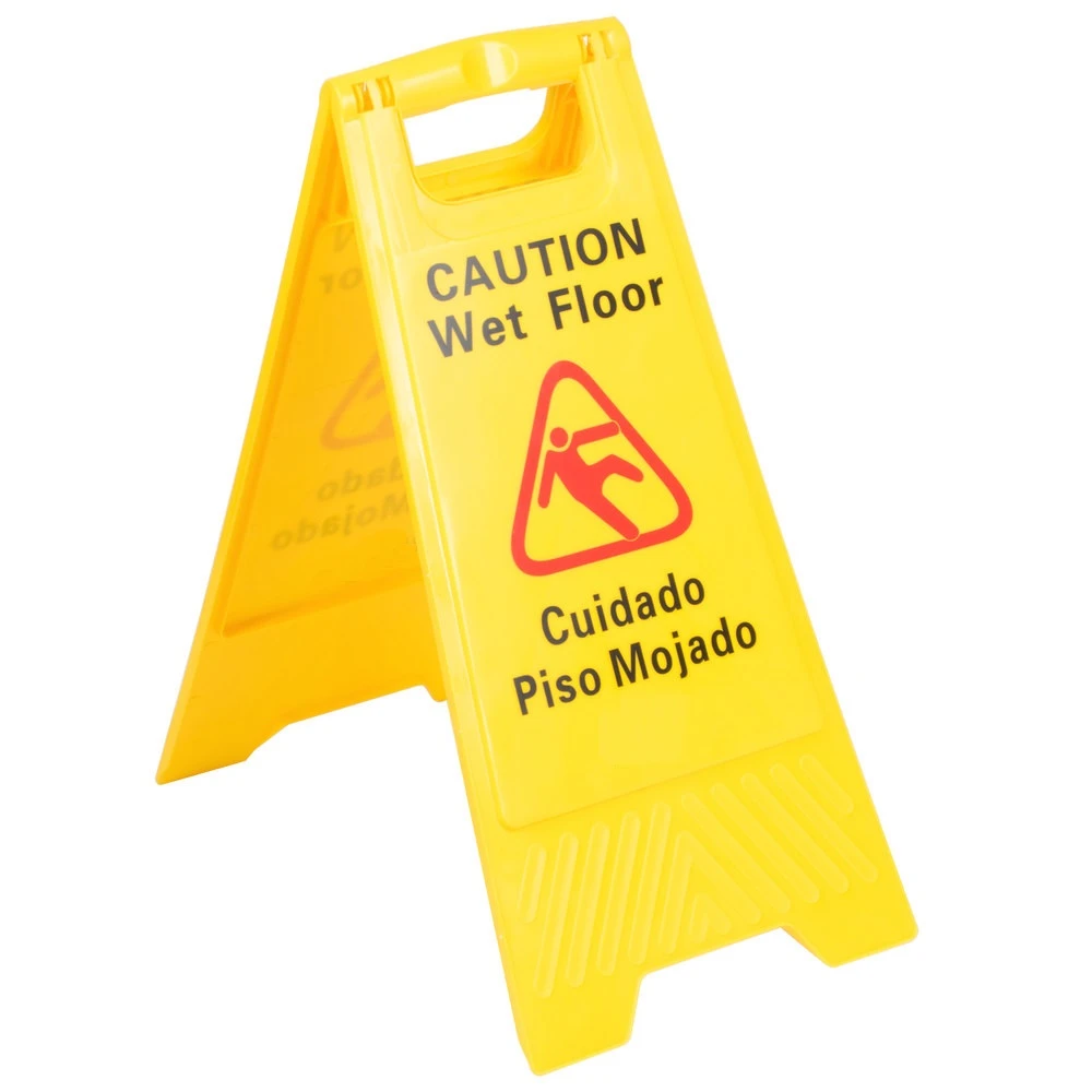 Plastic A Shape Caution Wet Floor Caution Warning Sign Board No Parking Safety Road Signs