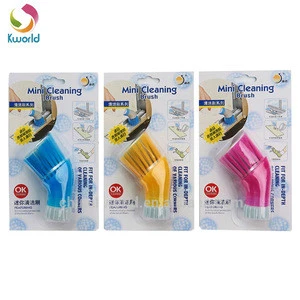 Plastic household cleaning tool,mini cleaning brush,window track cleaning brush