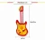 Import plastic mini guitar toy wholesale musical instruments with straps from China