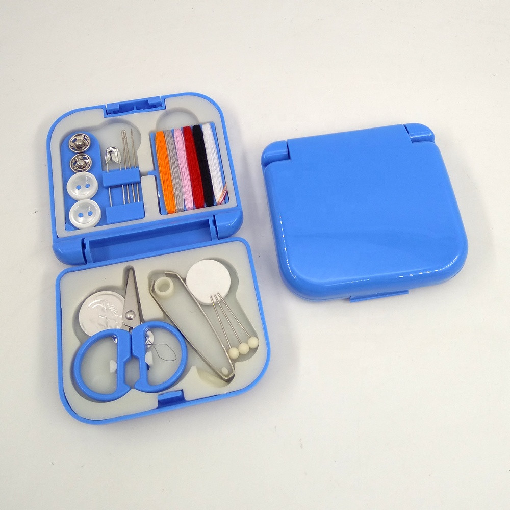 Buy Plastic Mini Needle Thread Sewing Kit Box For Travel Hotel from ...