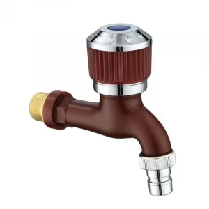 Plastic PP ABS faucet cold water faucet quick opening Blue  brown yellow  white green faucet