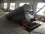 plastic product making rock n roll rotational moulding machine
