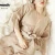 Import Plus Size Linen Sleepwear Home Cloth Pure Linen Bathrobe from China