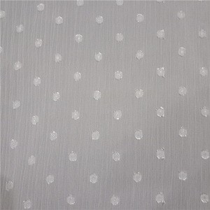 Polyester Wool Dobby Chiffon Fabric for Dress and Blouse