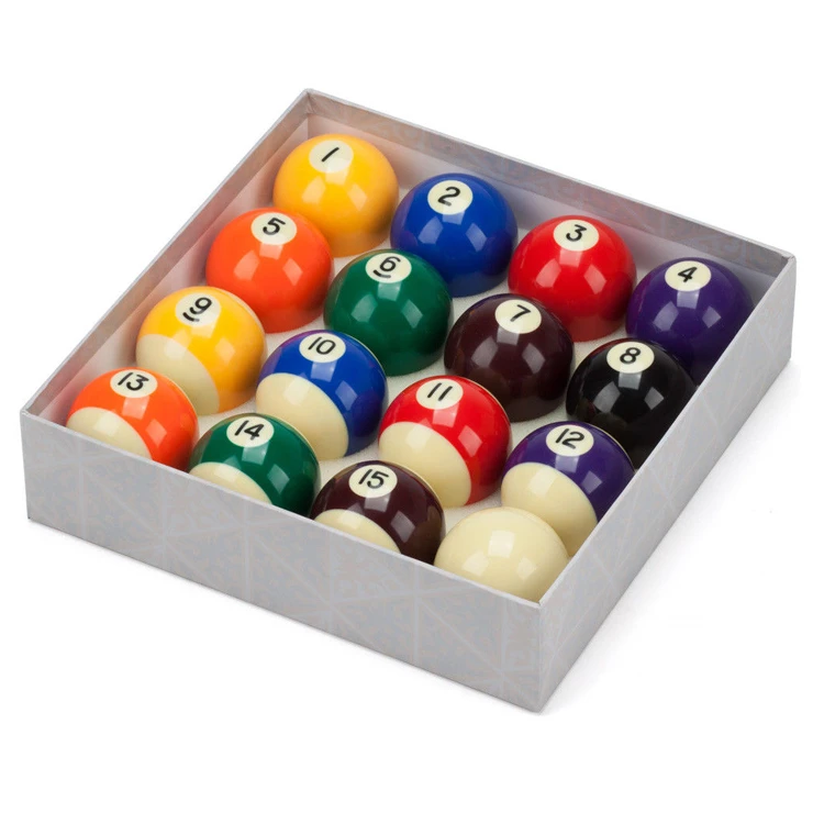 Pool table accessories / billiard table resin American 16 color 48MM ball accessories