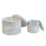 Popular product marble home decor custom candle jar / ceramic candle holder with lid