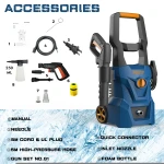 portable electric 3000w high pressure cleaner 200bar high pressure washer