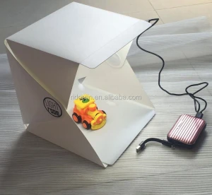 Portable foldable photography studio LED Light box & shooting tent