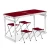 Import Portable folding table and chair set Aluminum table outdoor folding table from China