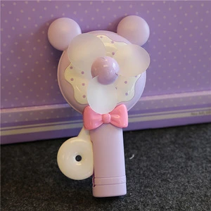 Portable hand perss fans cute carton mini fans for children with OEM