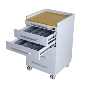 Portable Medical Furniture Mobile Dental Cabinet For Dental Clinic and Hospital
