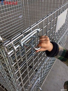 portable metal wire mesh storage cage