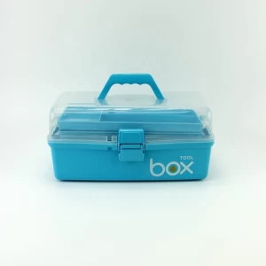 Portable plastic tool storage box with handle cosmetics case Sundry tool box Jewelry box medicine kit with locked
