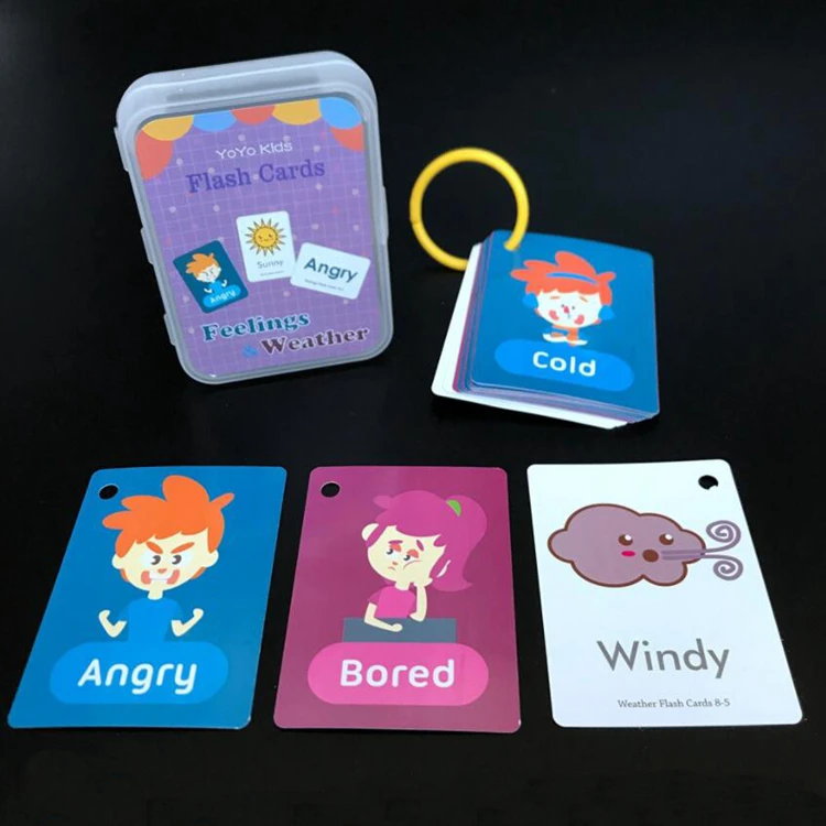 portable toy flash aids Montessori teaching cards